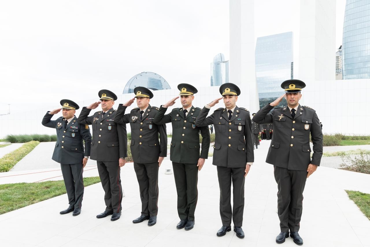 DİN heyətindən şəhidlərimizə sayğı duruşu - FOTO (VİDEO)